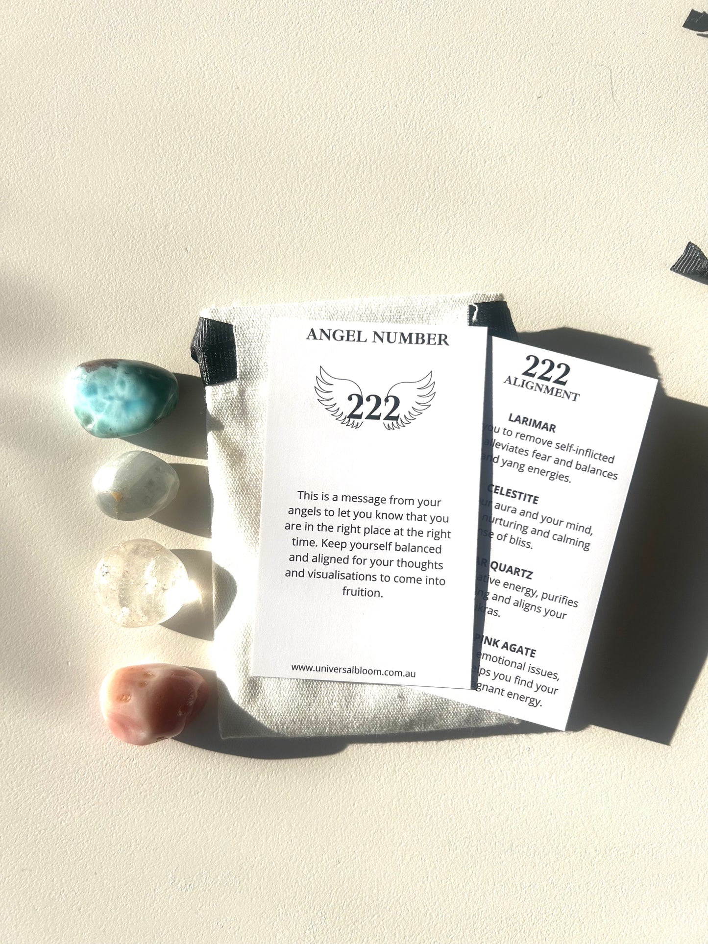 222 Angel Number Crystal Kit