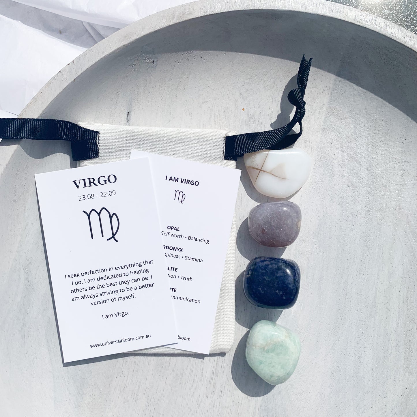 Virgo ~ Zodiac Crystal Kit