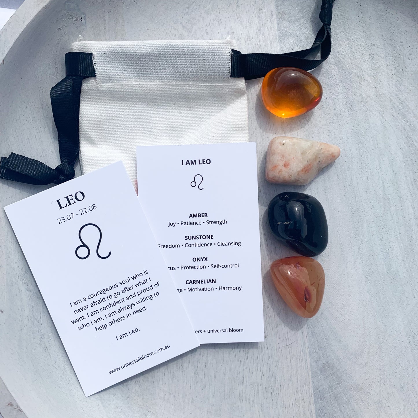 Leo ~ Zodiac Crystal Kit