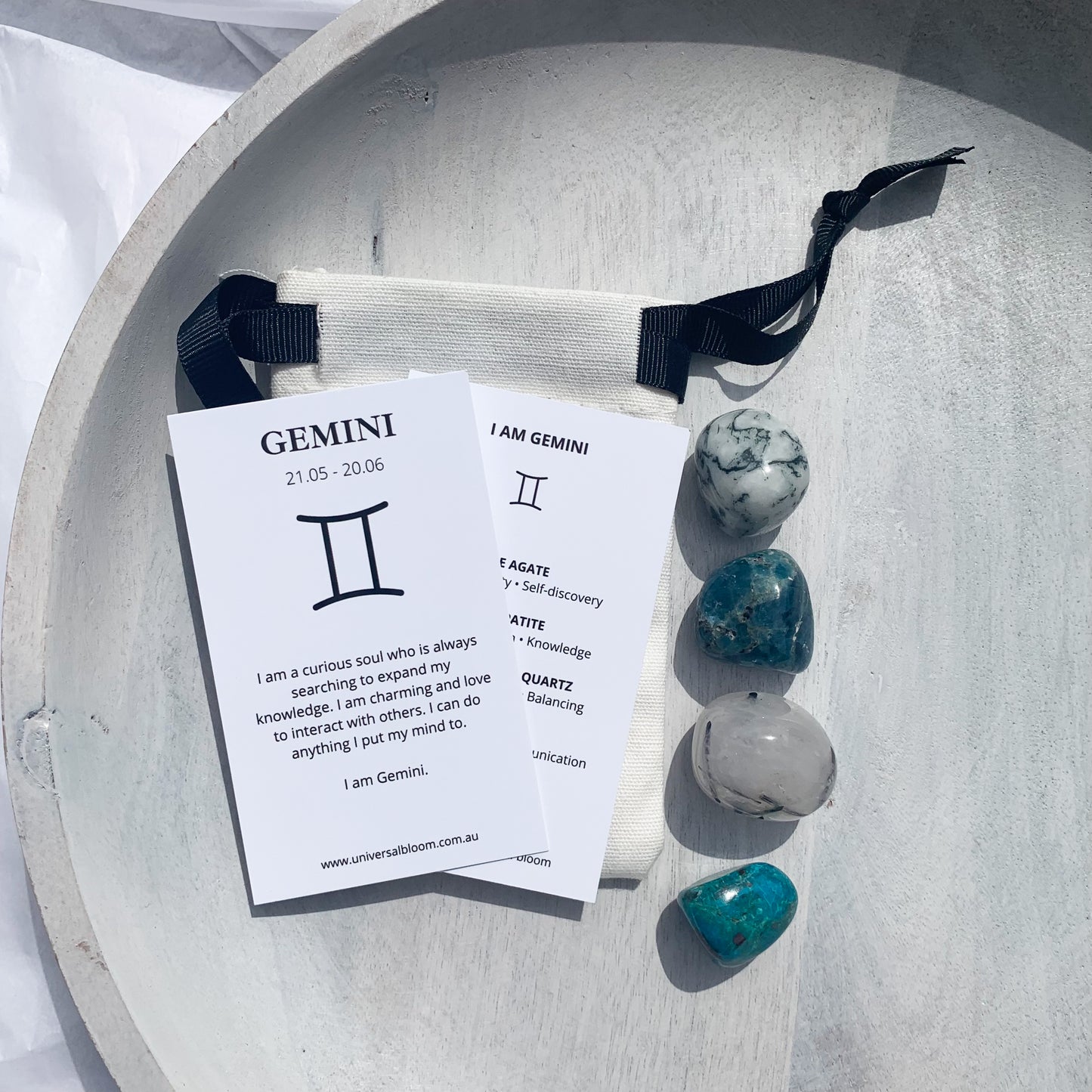 Gemini ~ Zodiac Crystal Kit