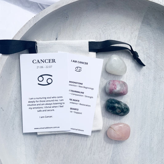 Cancer ~ Zodiac Crystal Kit