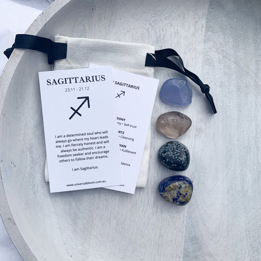 Sagittarius ~ Zodiac Crystal Kit